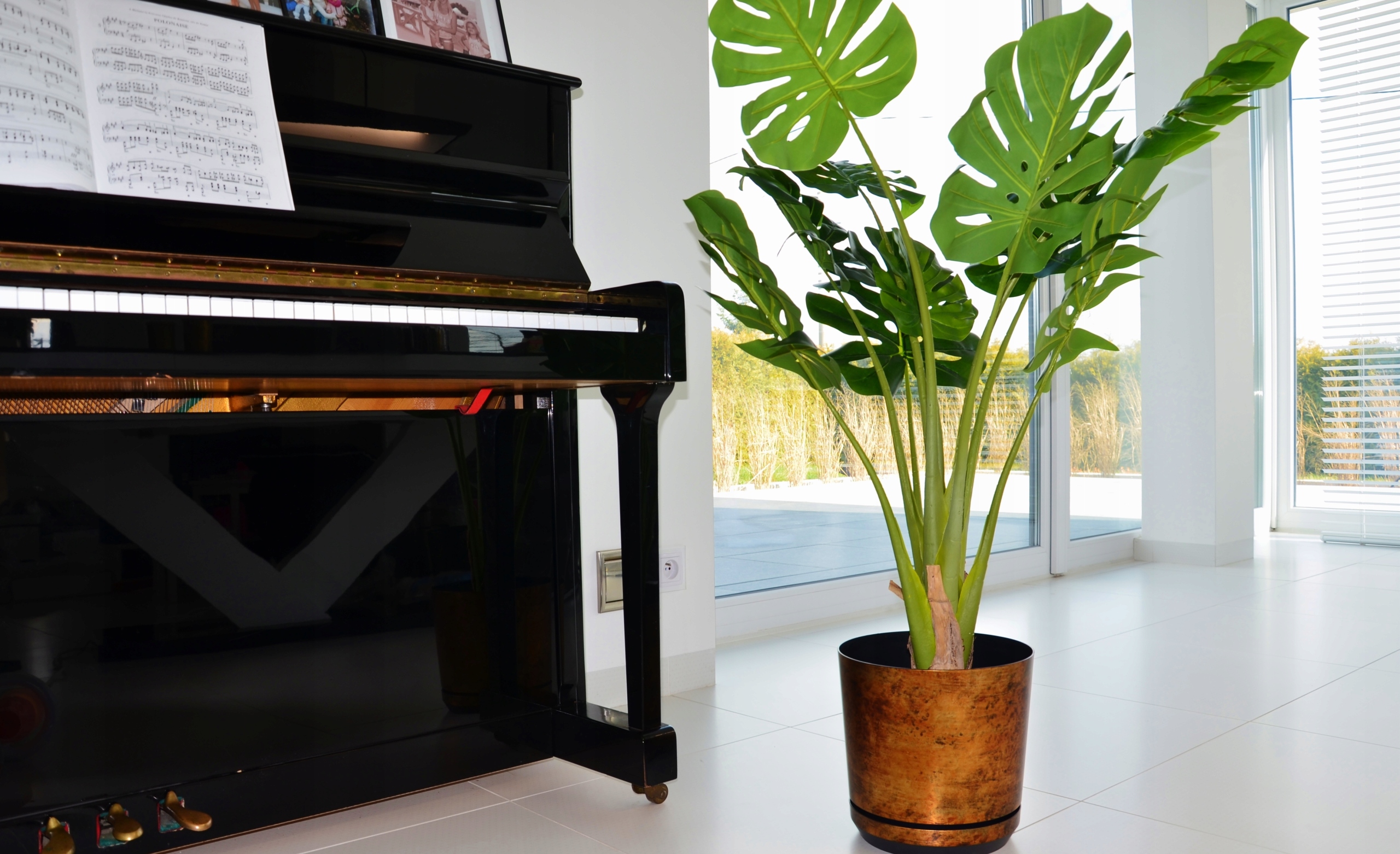 EFEKT pokryte rdzą złoto Rustykalny LOFT donica12 Marka Kerd