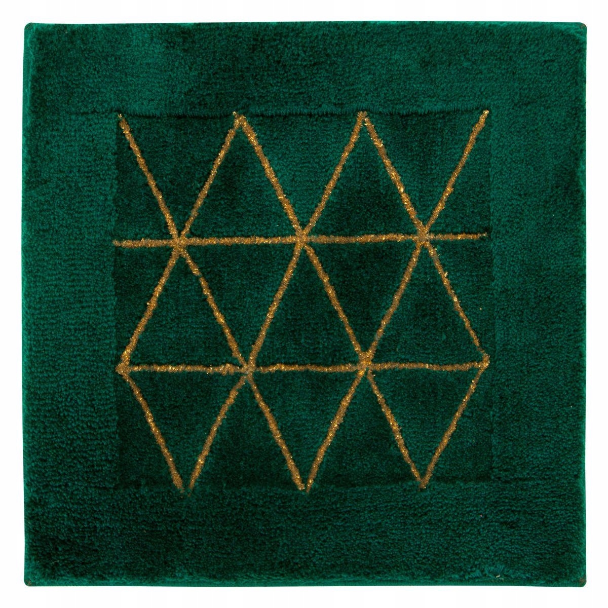 

60x60 cm Zielony Złoty Dywanik Do Łazienki Wc