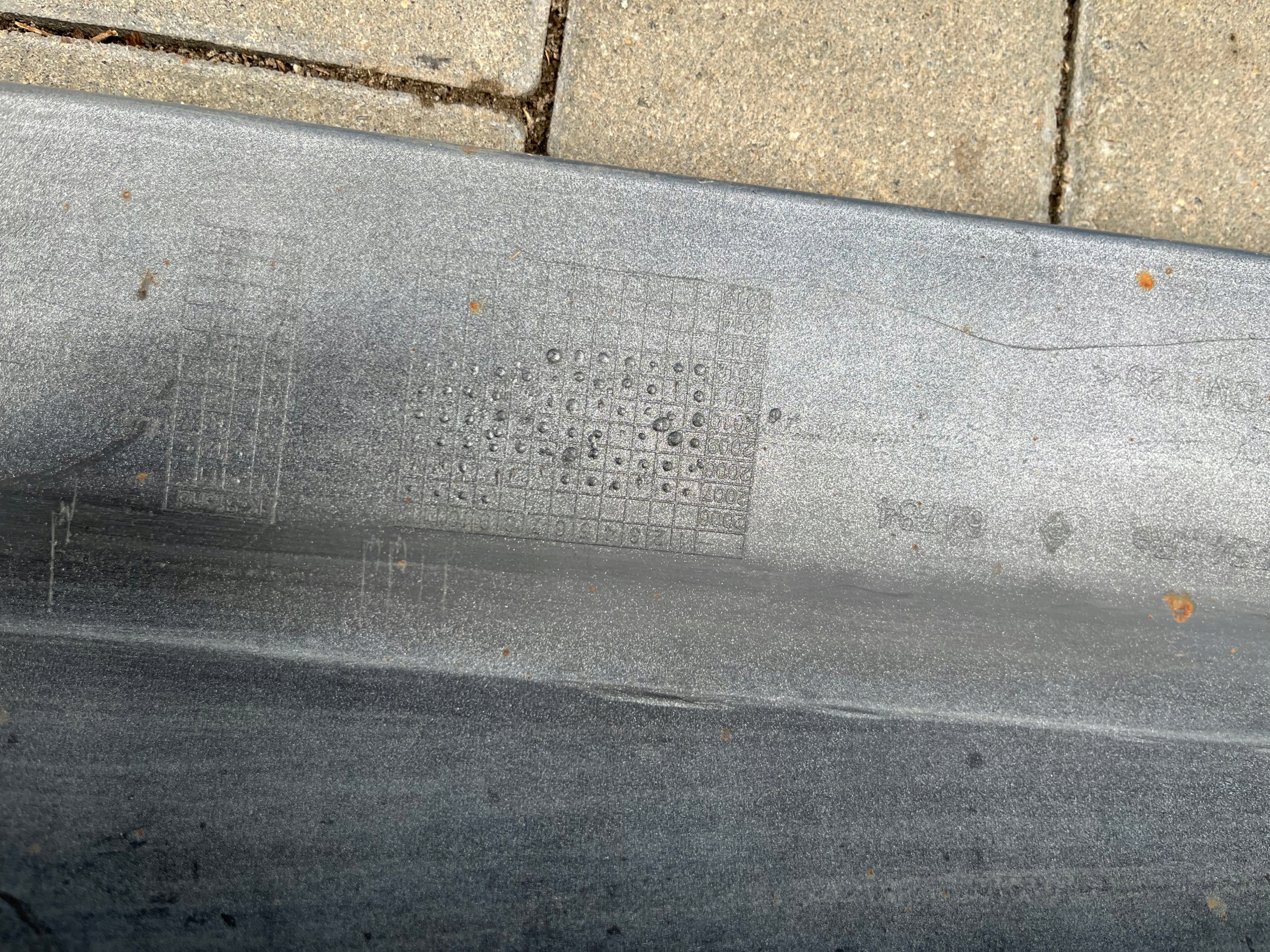Mercedes C Amg W204 moulding threshold right
