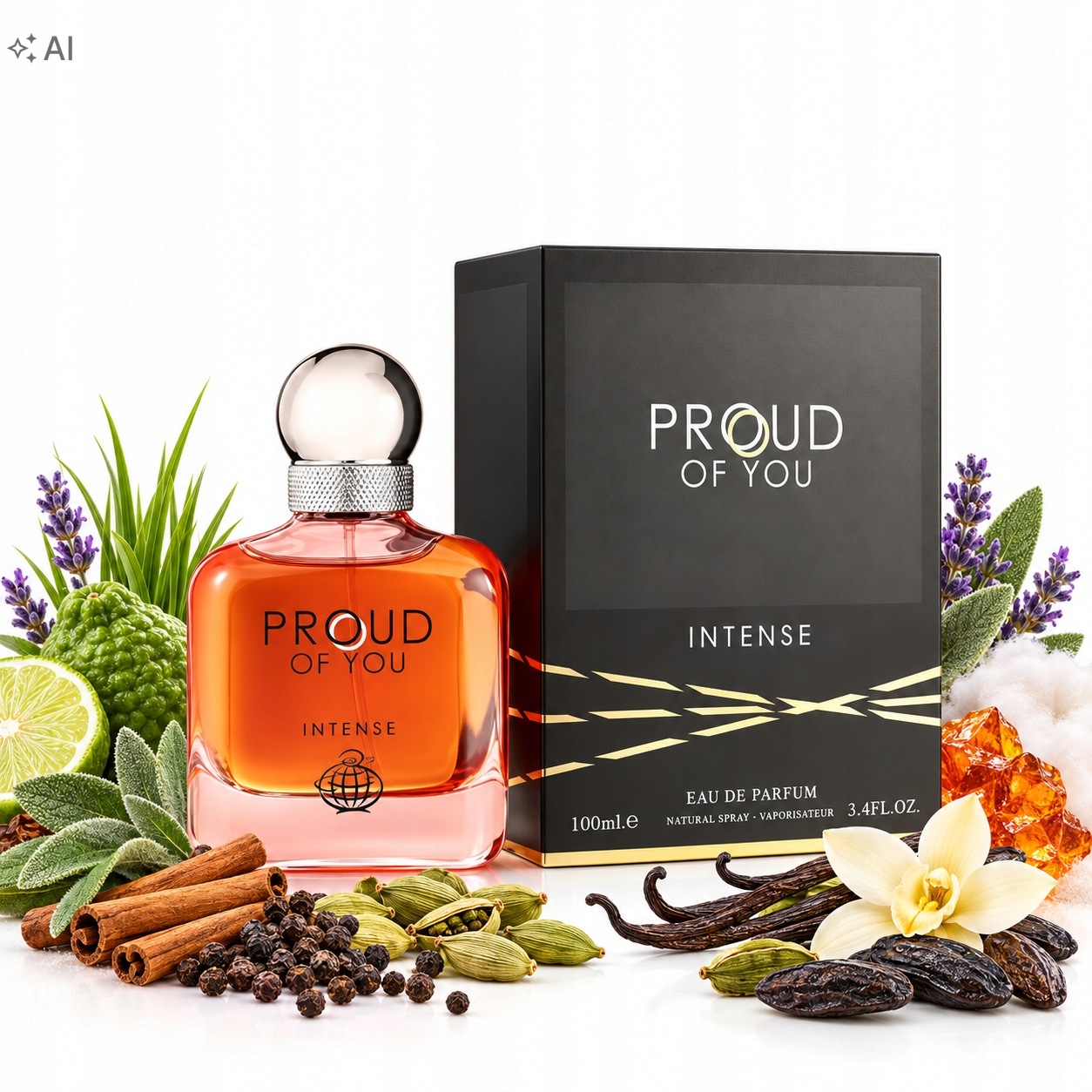 Oryginalne Perfumy Arabskie Fragrance World Proud Of You Intense 100ml Edp