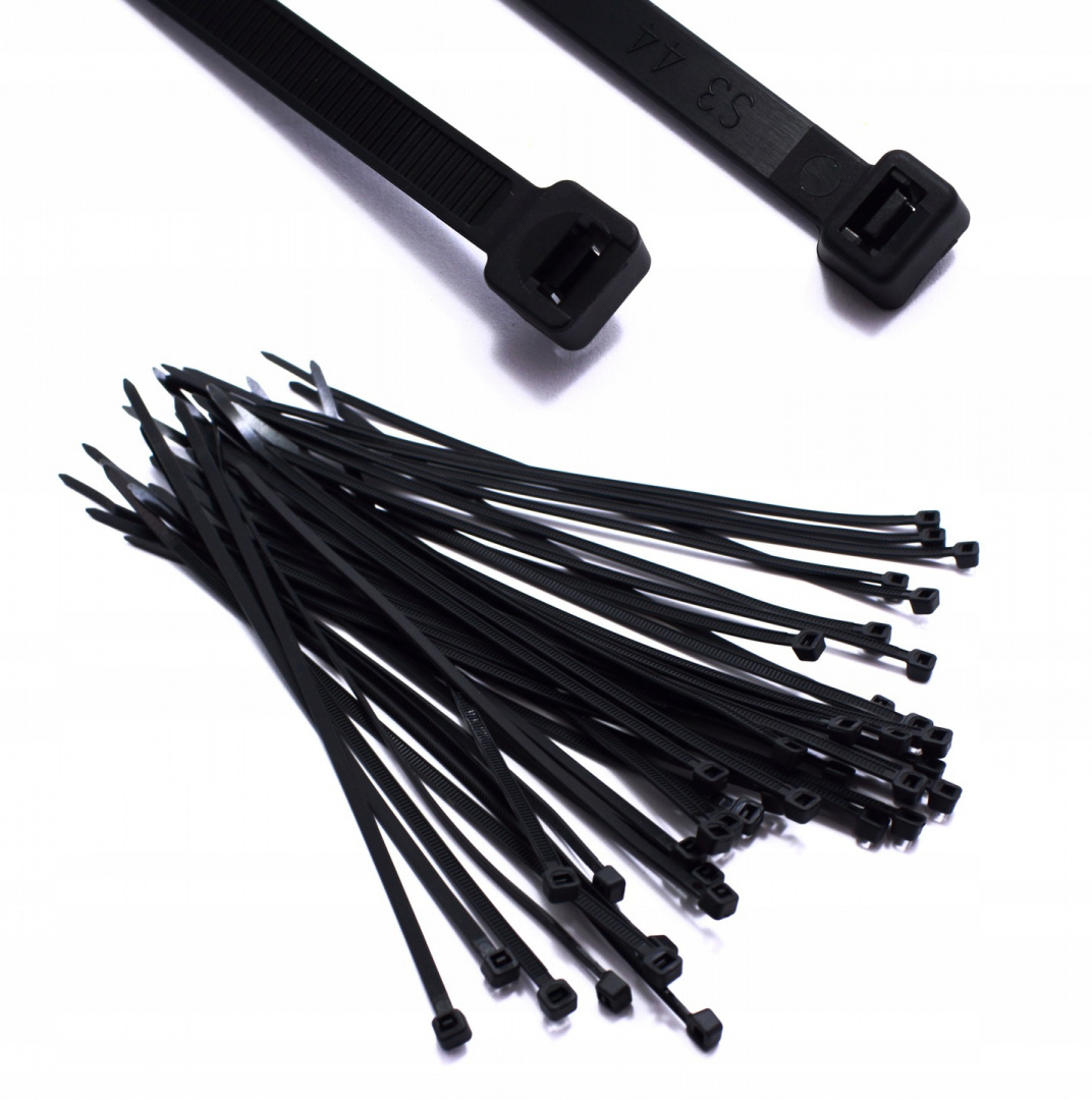 

Opaski Kablowe Czarne 200x4.8 100 Sztuk