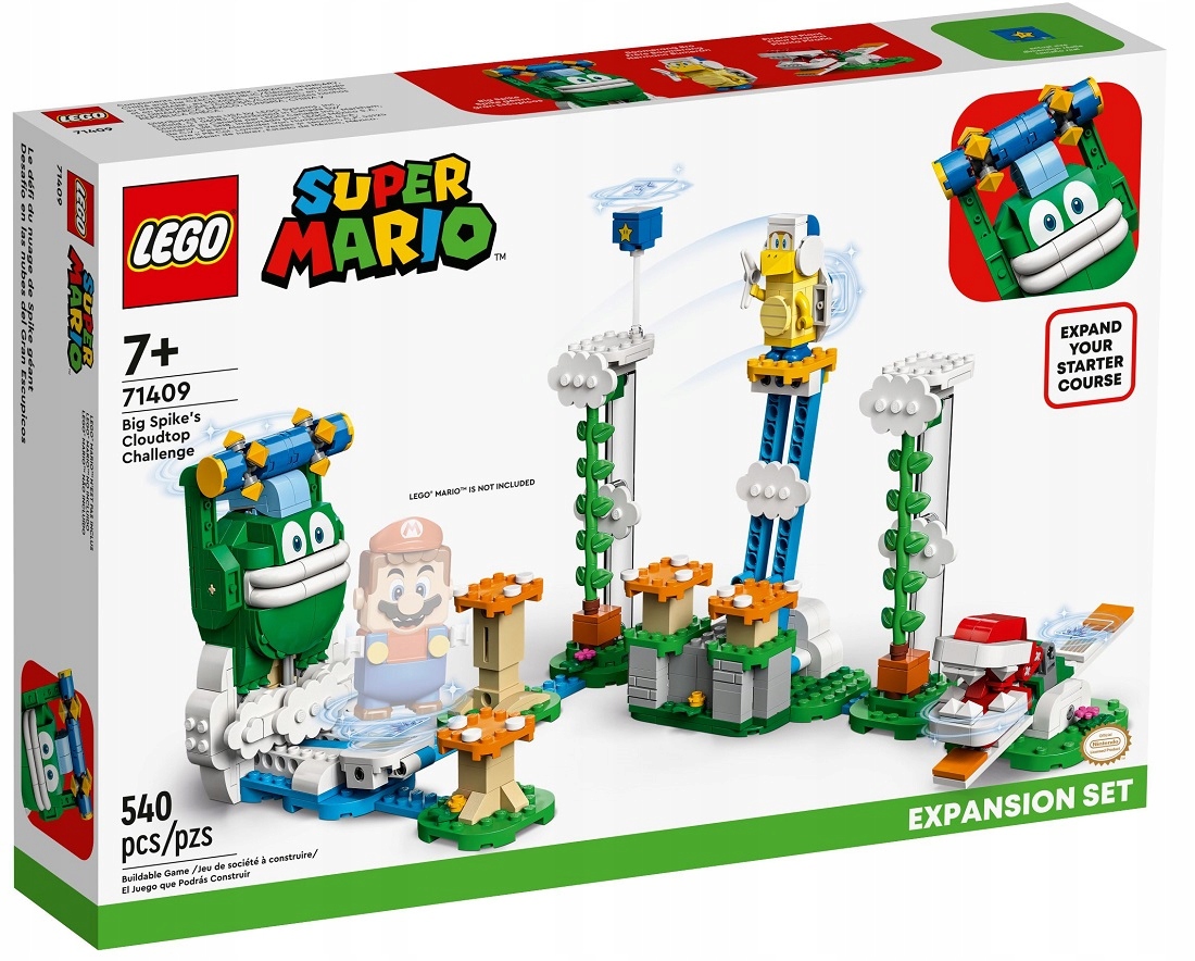 Lego Mario Stavebnice 540ele Big Spike A Mraky 71409