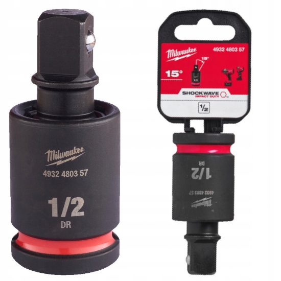 Adapter przegub udarowy 1/2" z przegubem Milwaukee 4932480357