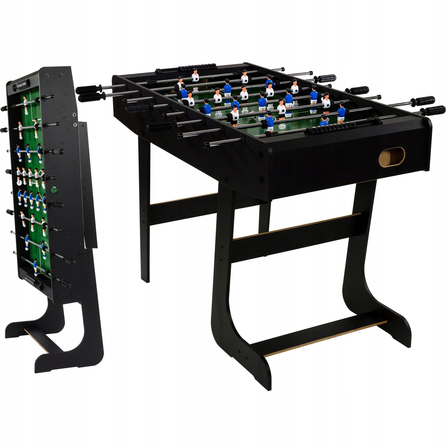Składany Czarny Stół Piłkarski Piłkarzyki Belfast