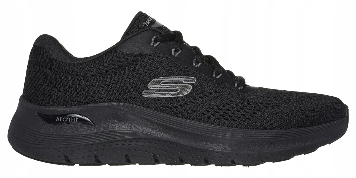 Skechers Černé Pánské Sportovní Boty Pohodlné Měkké Běhání Lehké 42