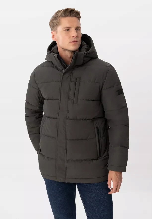 Pánská Prošívaná Zimní Bunda Volcano J-gilbert 4XL, Zelená