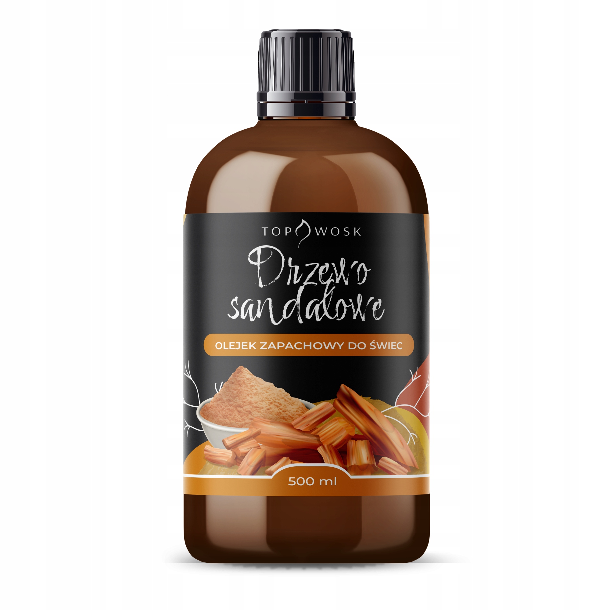 Vonný olej na svíčky Santalové Dřevo 500 ml
