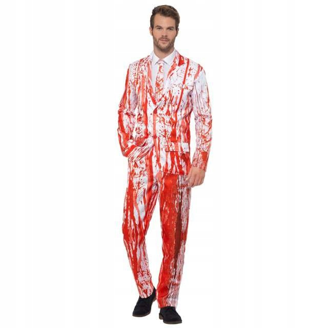 STRÓJ halloween KRWAWY GARNIUTUR krew RZEZ roz M