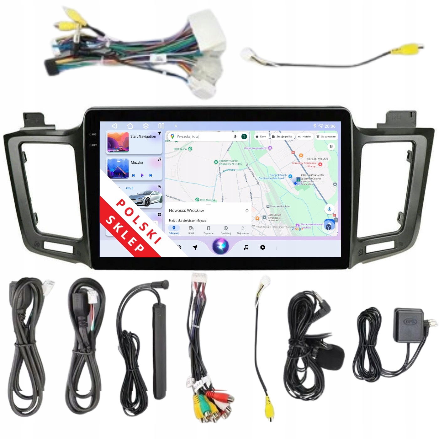 Rádio 2DIN Navigácia Android Toyota RAV4 4 IV 3/32 Gb Dsp Carplay Lte