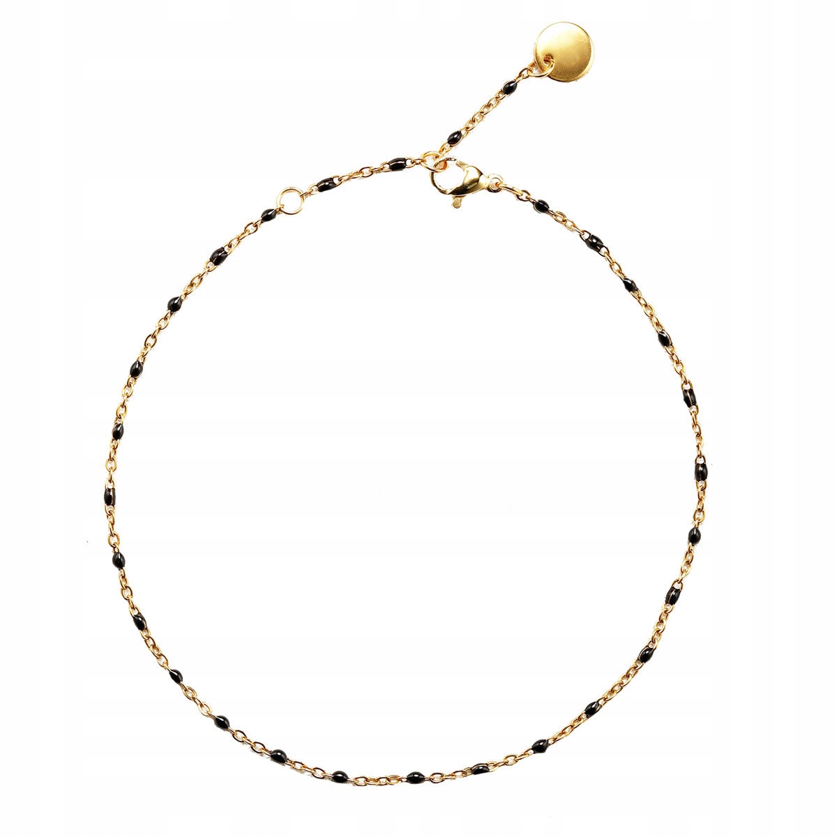 

Bransoletka na Nogę Stal Szlachetna Pozłacana