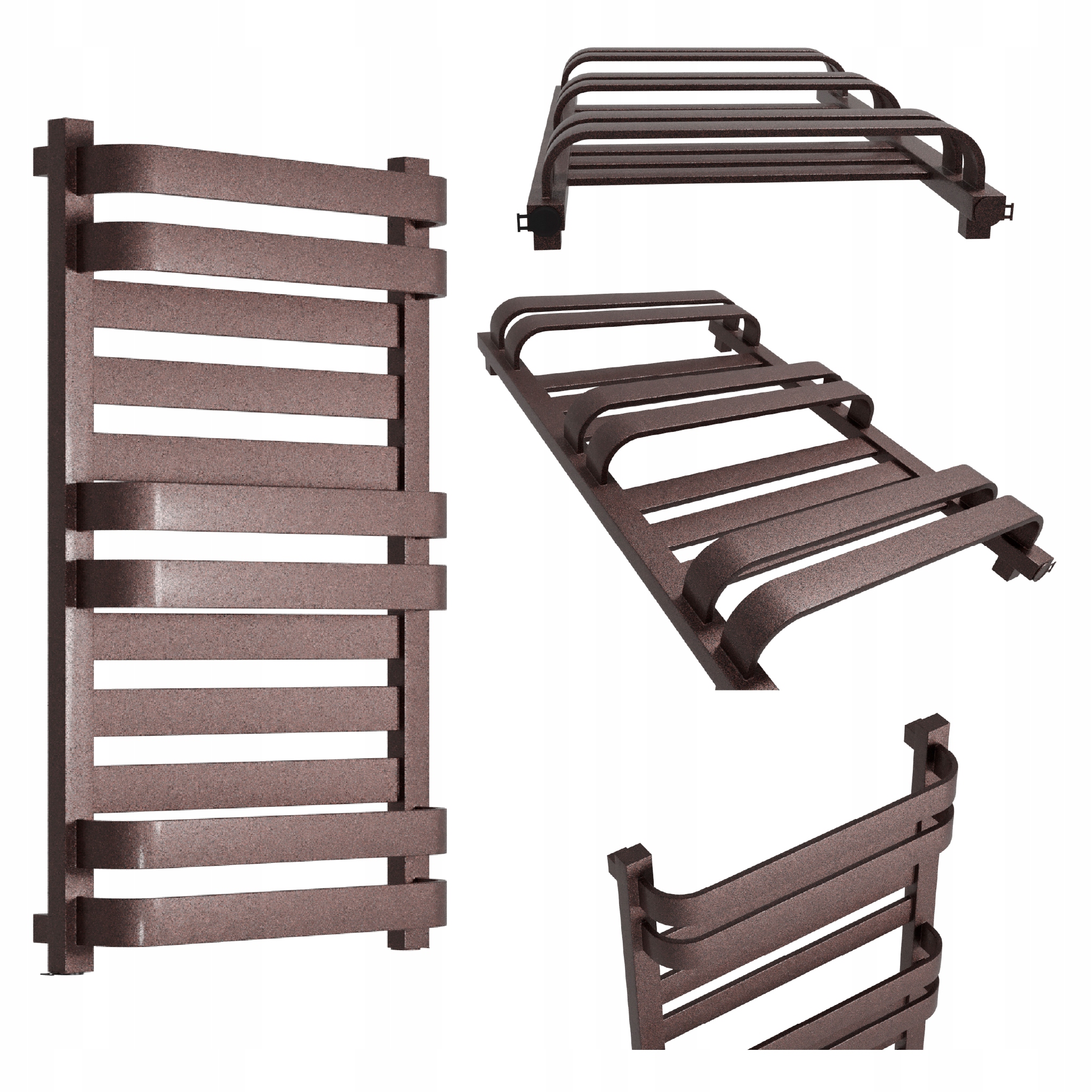 Koupelnový radiátor Pandora Special 1150x540 Bordo