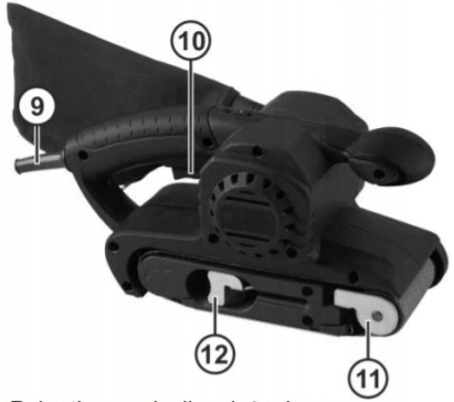 SZLIFIERKA TAŚMOWA DO DREWNA Z ZESTAWEM TAŚM Rodzaj zasilania sieciowe