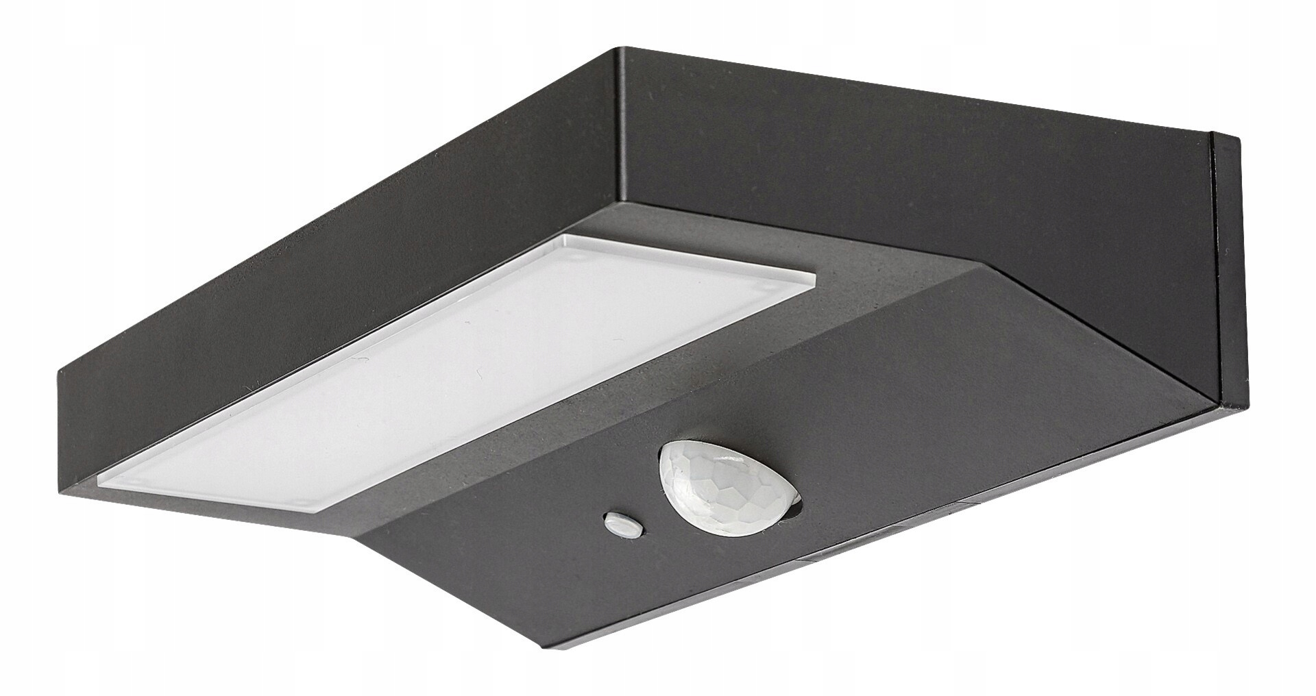 Solární venkovní nástěnné svítidlo s Led senzorem 6W Korana černá 77023 Rabalux