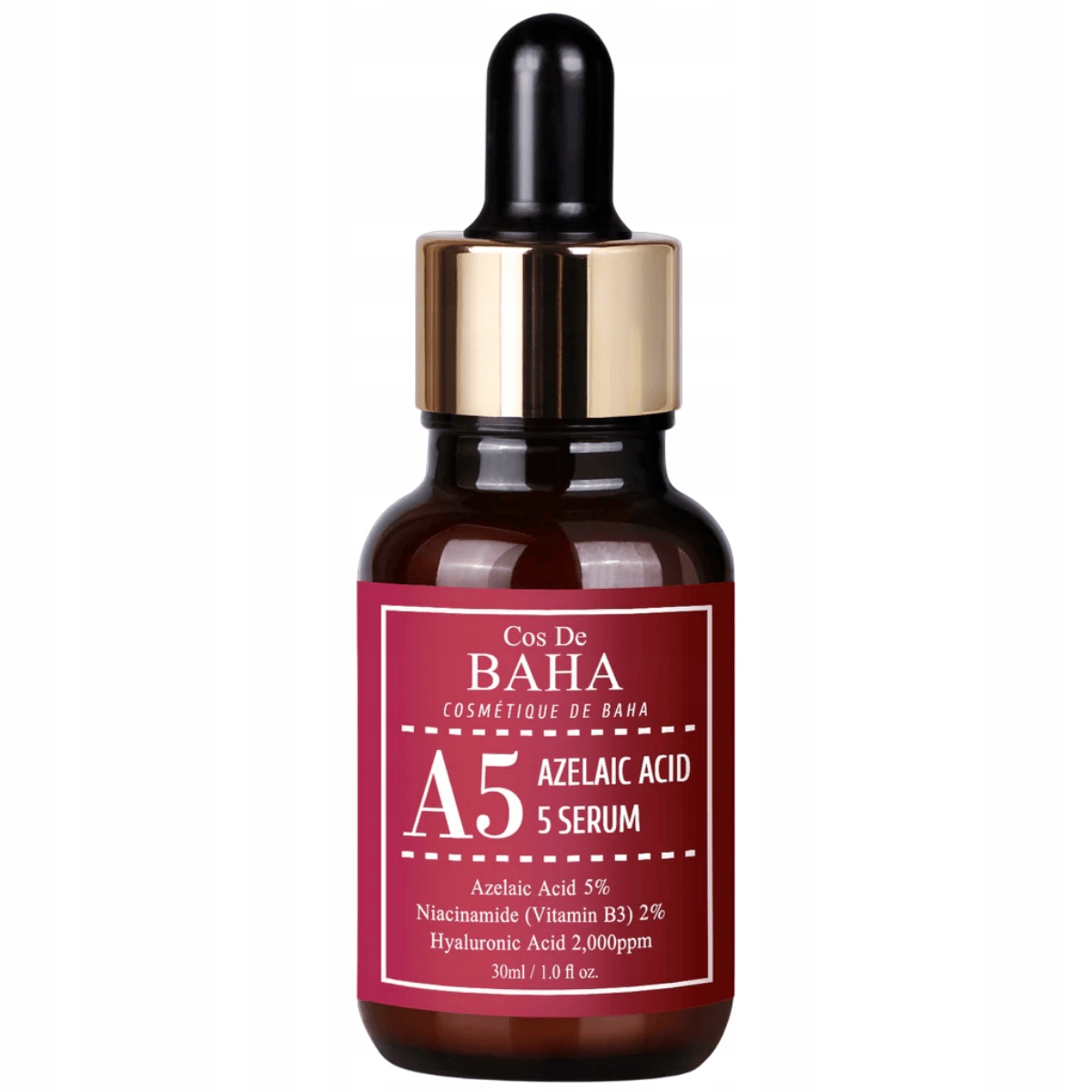 Cos De Baha – A5 Azelaic Acid 5% sérum, 30 ml sérum s 5% kyselinou azelaovou