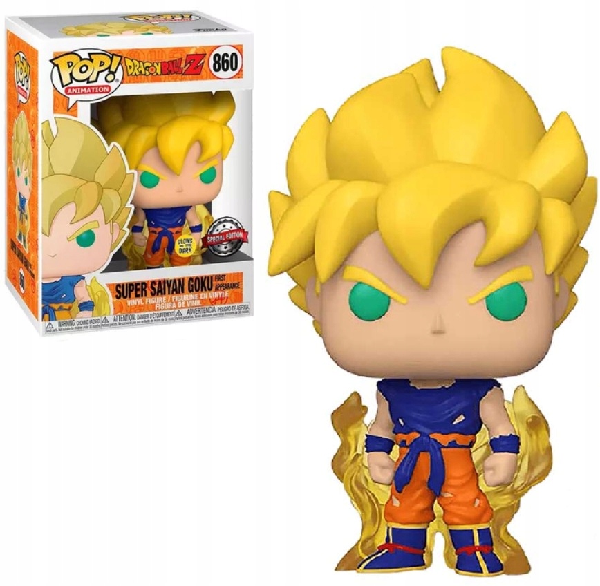 Funko Pop! Dragon Ball Z Pop 860 Goku Saiyan (gitd)