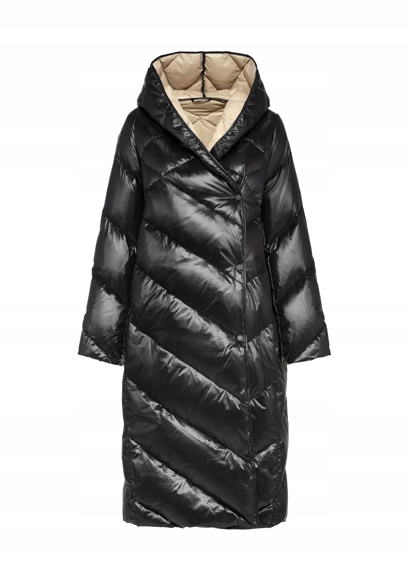 Ochnik dámská péřová bunda s kapucí KURDT-0542A-98, velikost M