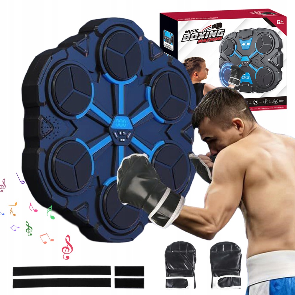 Music Boxing Machine Bt Efekty Świetlne 9 Prędkością Dla Dzieci Dorosłych