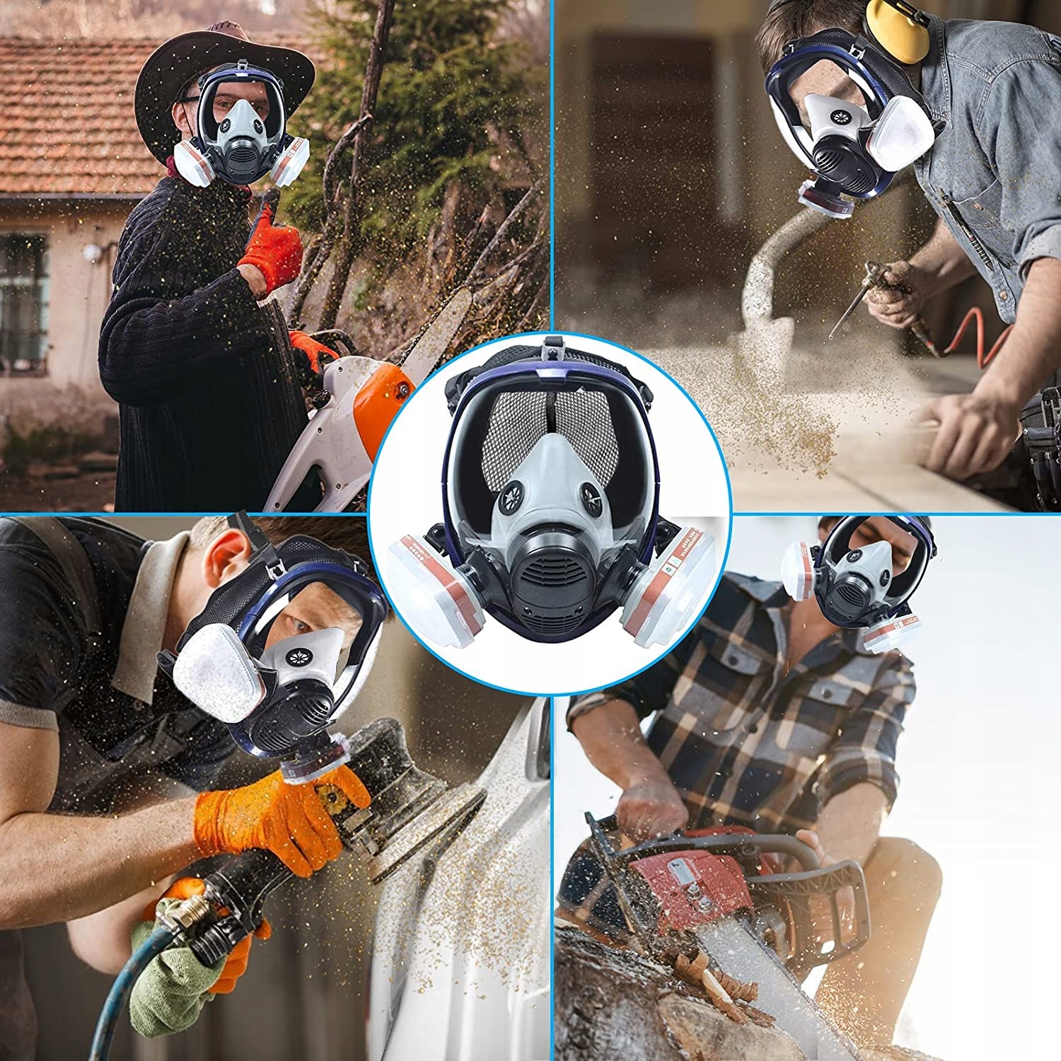 MASKA OCHRONNA LAKIERNICZA 3M 6800 PRZECIWGAZOWA Klasa ochronna N95