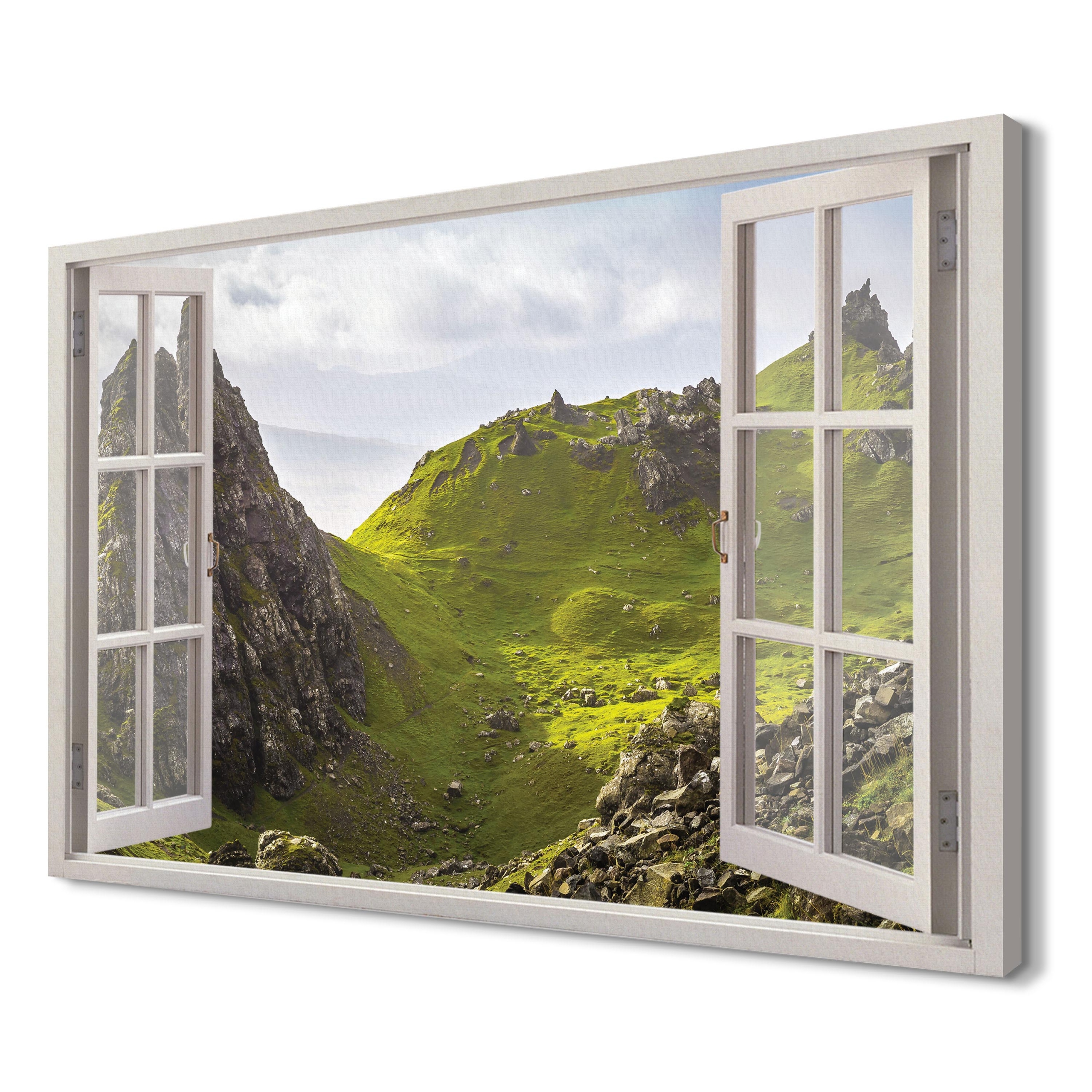 

Skały Góry Obraz okno canvas 3d 120x80 do pokoju