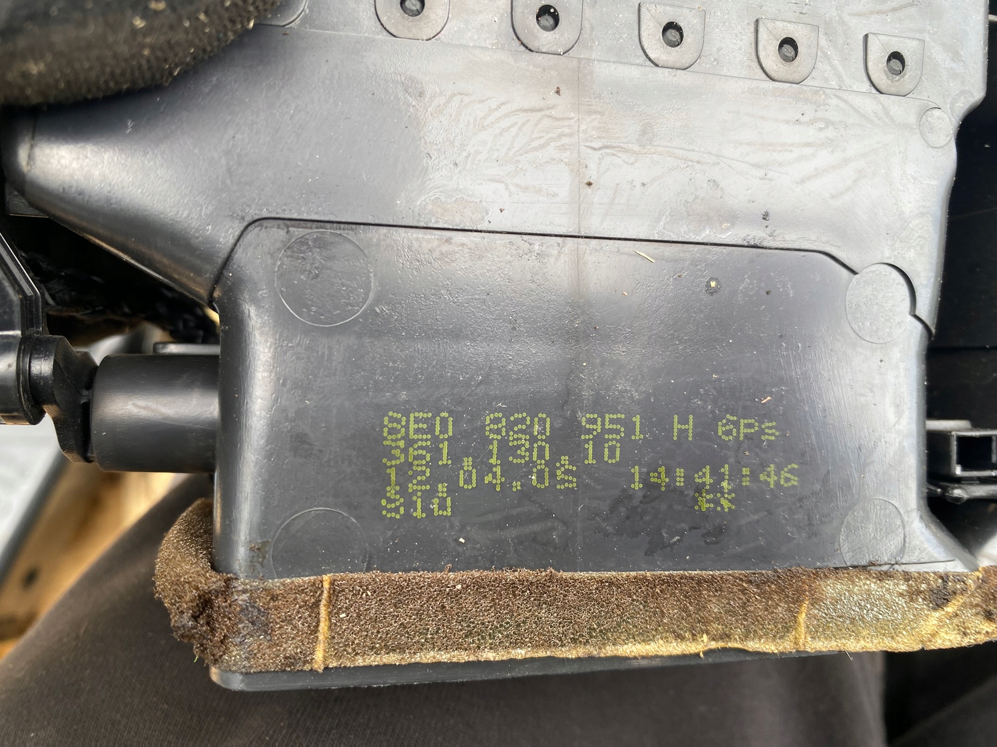 grid air conditioning devices central AUDI A4 B6 B7 8E0820951H