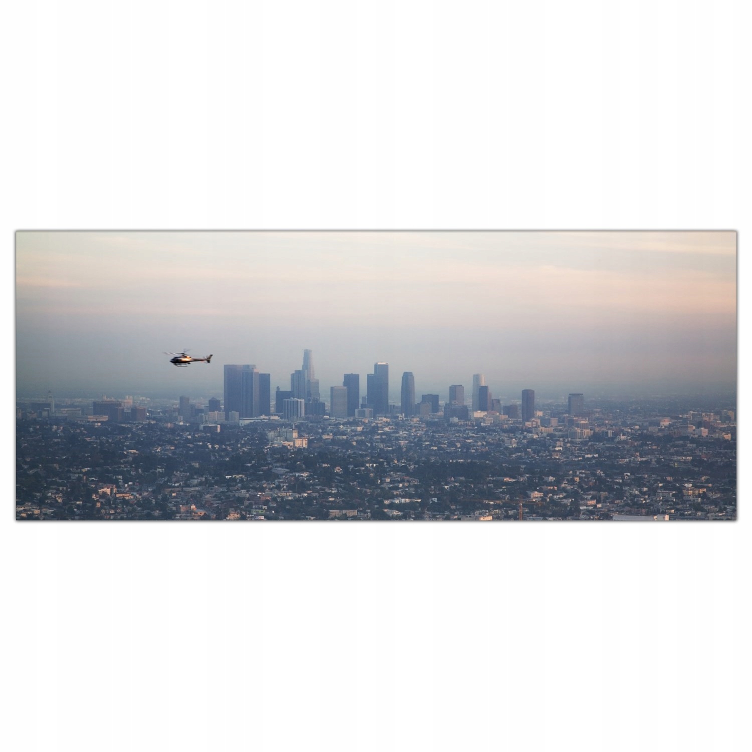 Los Angeles Město 125x50 Skleněný panel do kuchyně