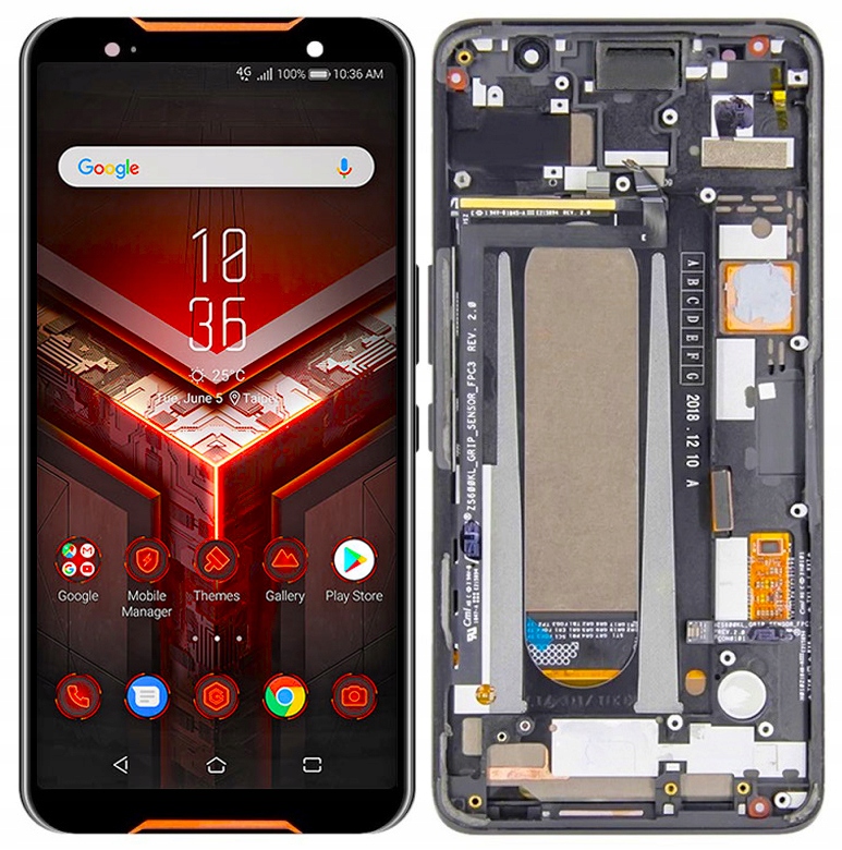 Displej Asus Rog Phone ZS600KL Oled LCD displej Rámeček