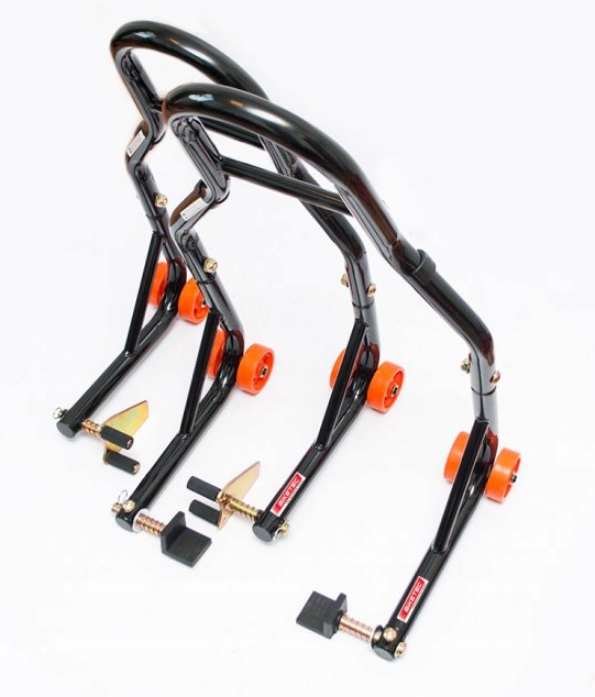 PODNOŚNIK STOJAK MOTOCYKLOWY PRZÓD+TYŁ! BIKETEC