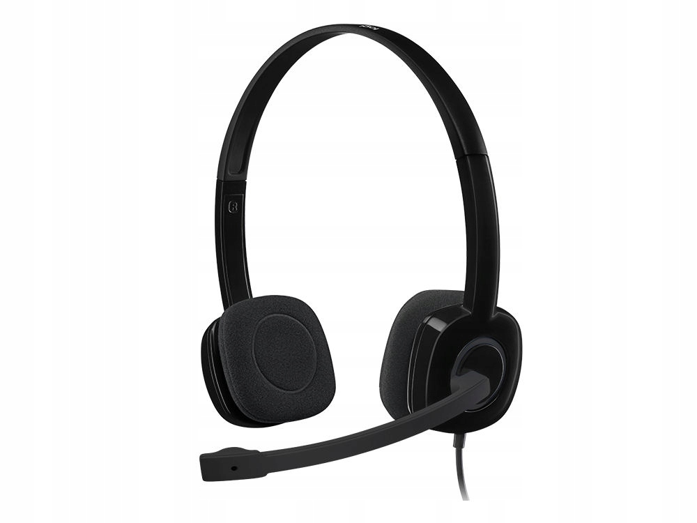 

słuchawki z mikrofonem Logitech H151 czarne