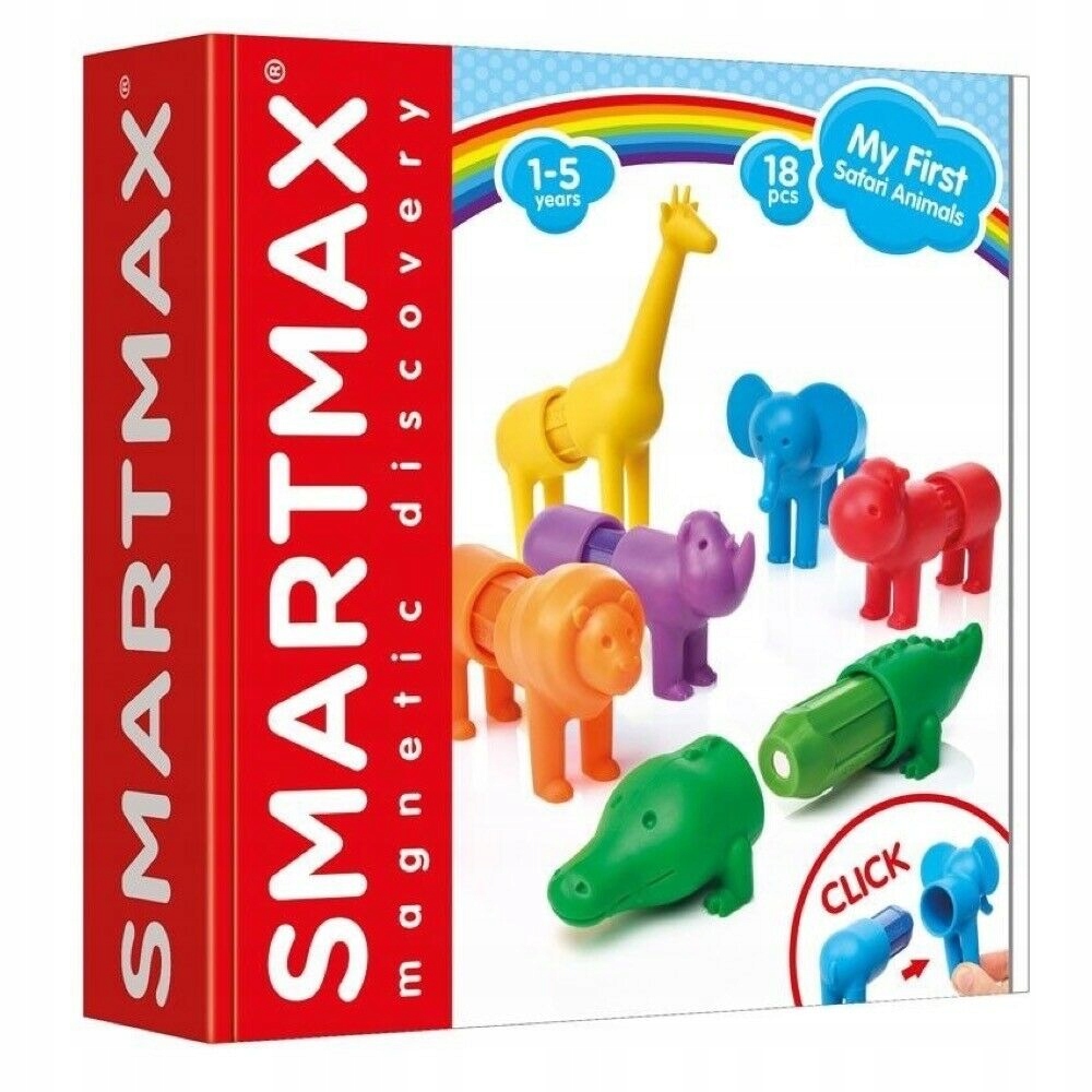 

Pierwsze klocki magnetyczne Smart Max Safari 18 el