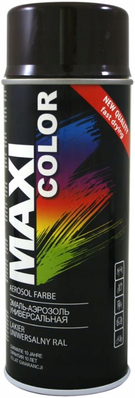 Maxi Color Uniwersalny Lakier Spray Ral 9005 Jet Black 400 ML