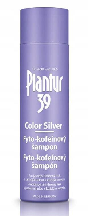 Plantur Phyto-kofeinový Šampon Color Stříbrný Neutralizující Žluté Tóny Objem