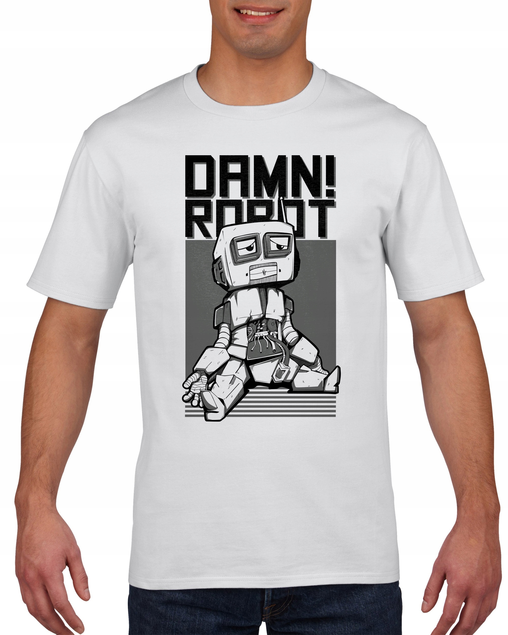 

Koszulka meska Damn Robot XL