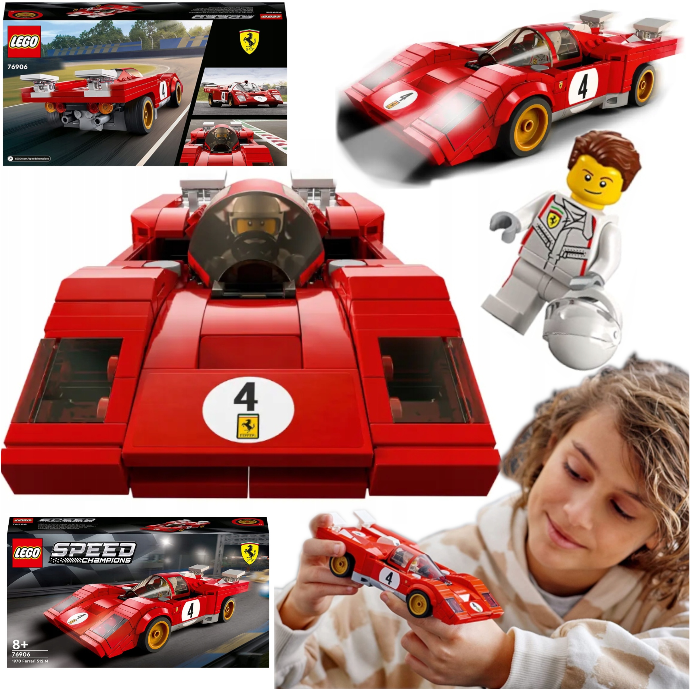 stavebnice Lego Speed Ferrari Stavebnice Legendární Model 291 Ks