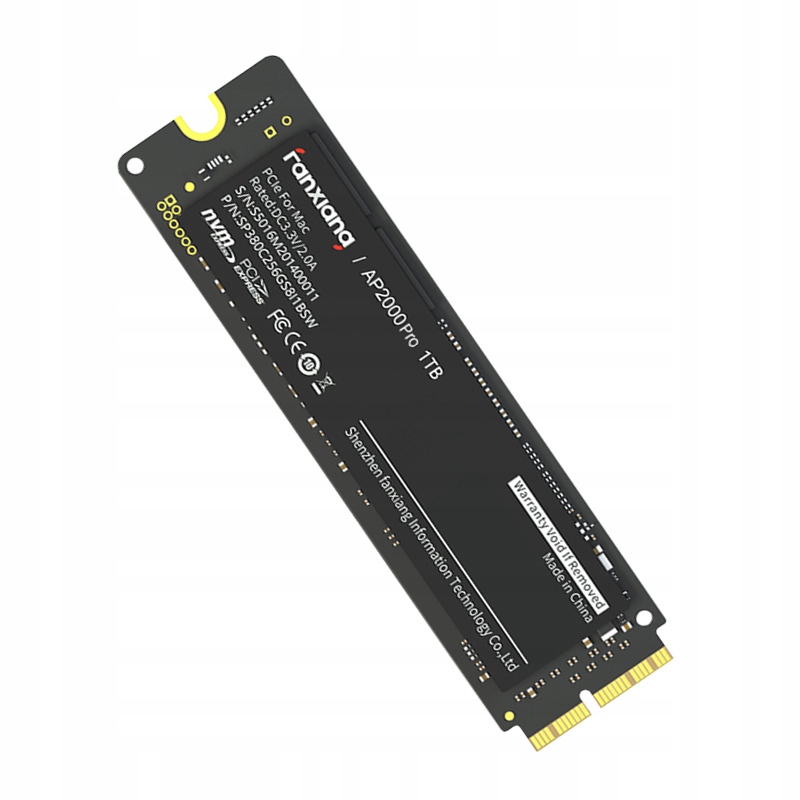 Dysk SSD Macbook Pro Air Fanxiang AP2000PRO 1TB M.2 PCIe 2012-2018 Apple Interfejs dysku M.2 PCIe