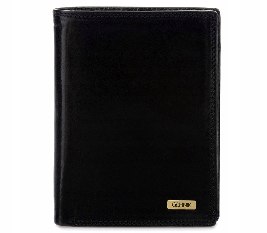 Kožená Pánská Peněženka Ochnik PL-145- 99 černá kůže