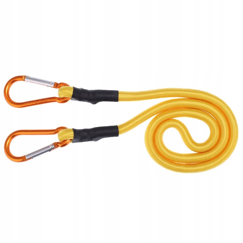 LINKA ELASTYCZNA DO BAGAŻU Z KARABIŃCZYKAMI 90cm