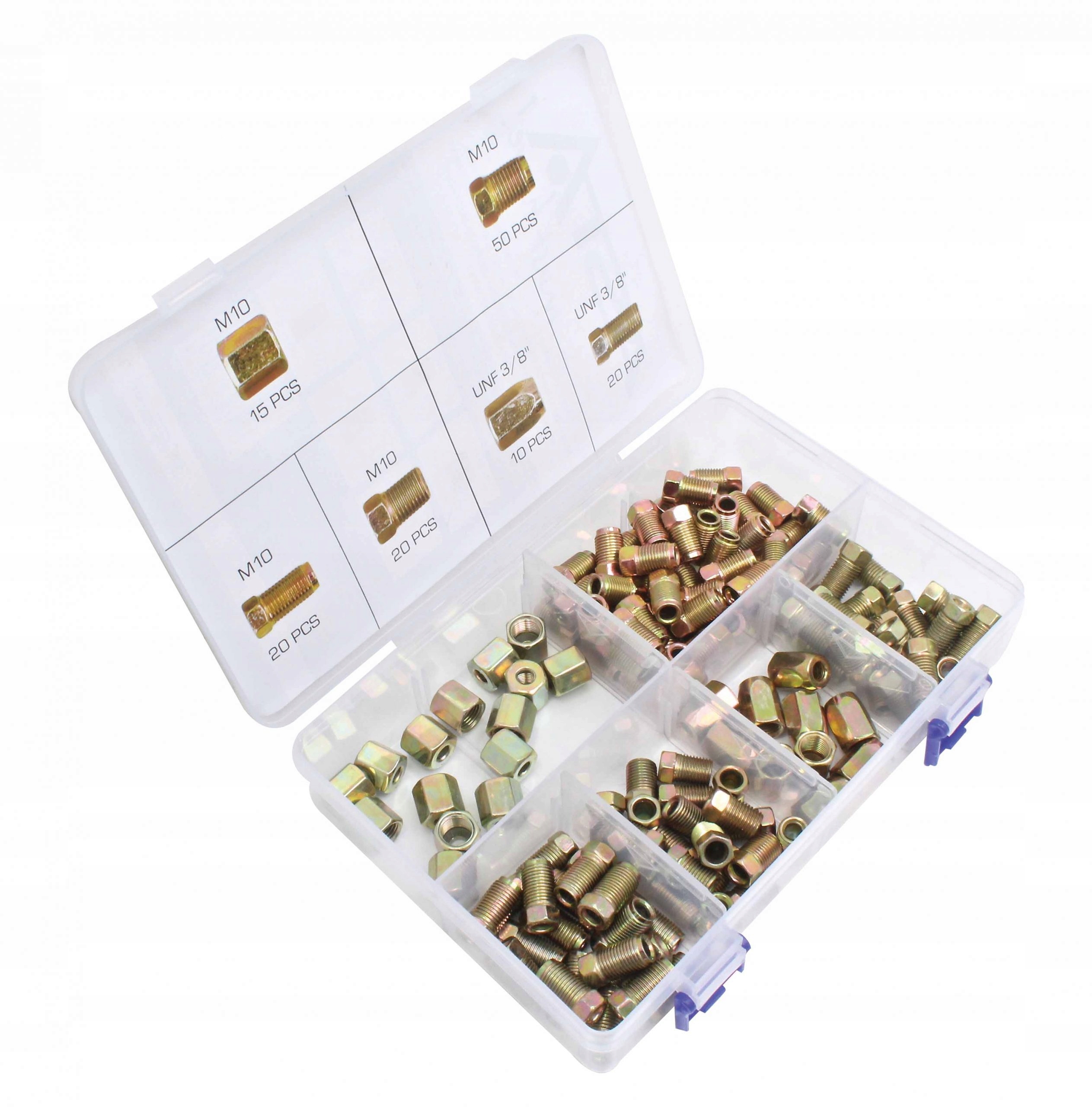 ZESTAW NAKRĘTEK DO PRZEWODÓW HAMULCOWYCH NAKRĘTKI DO PRZEWODÓW 135 SZT ASTA Marka Asta