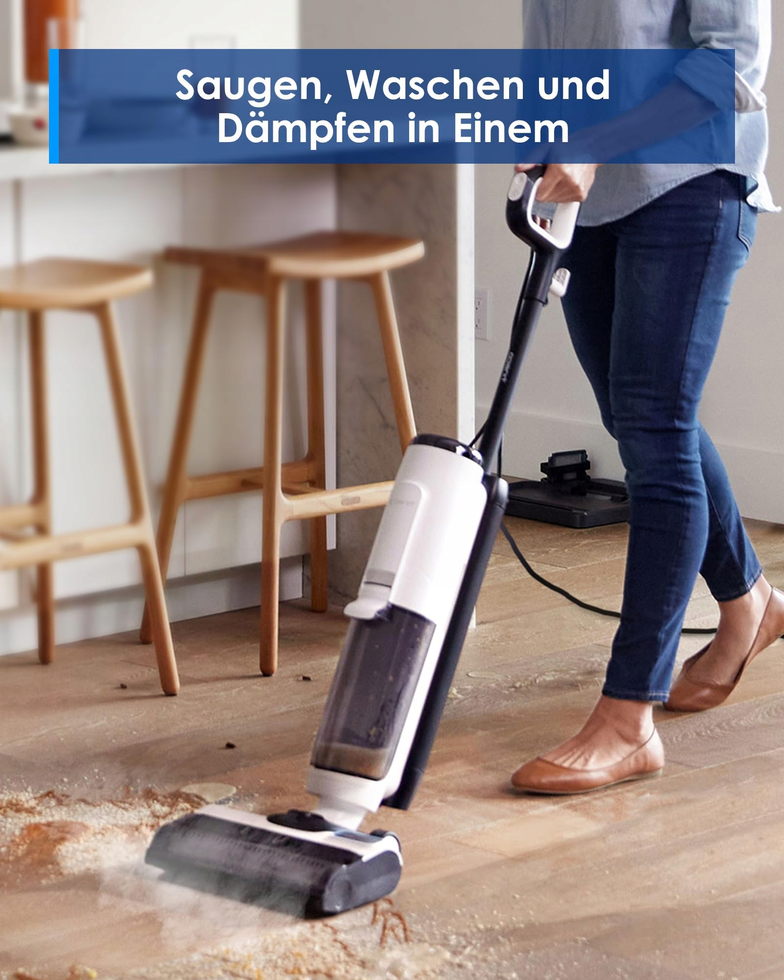 TINECO Floor ONE S5 STEAM Mopujący Odkurzacz Do Twardych Podłóg — miniatura 2