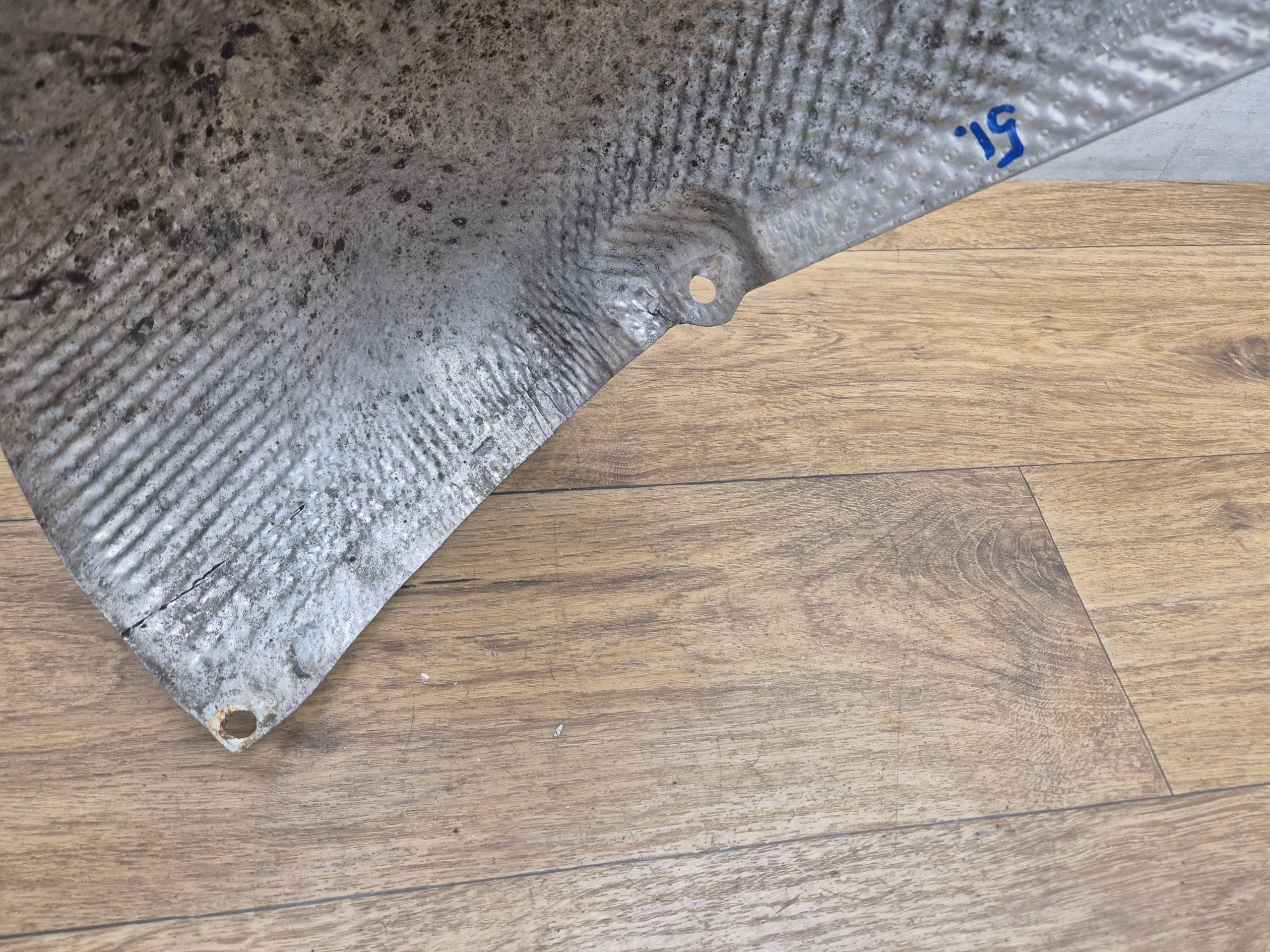 BMW 6 F06 F12 F13 M6 links blende abdeckung hitzeschutz IZOLACJA der stoßstange heck 7232431