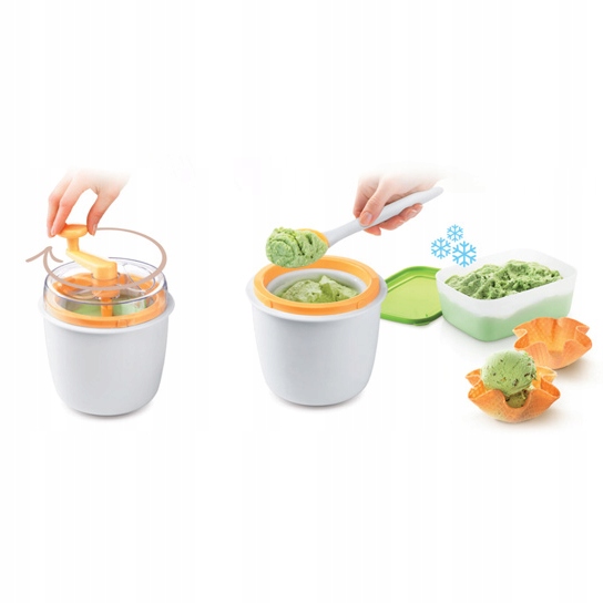 TESCOMA MASZYNKA RĘCZNA DO ROBIEANIA DOMOWYCH NATURALNYCH LODÓW SORBETÓW Model Della Casa