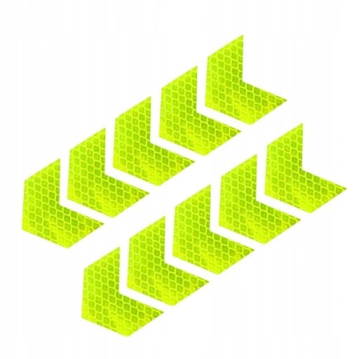 10x Naklejki odblaskowe ze strzałkami nocny