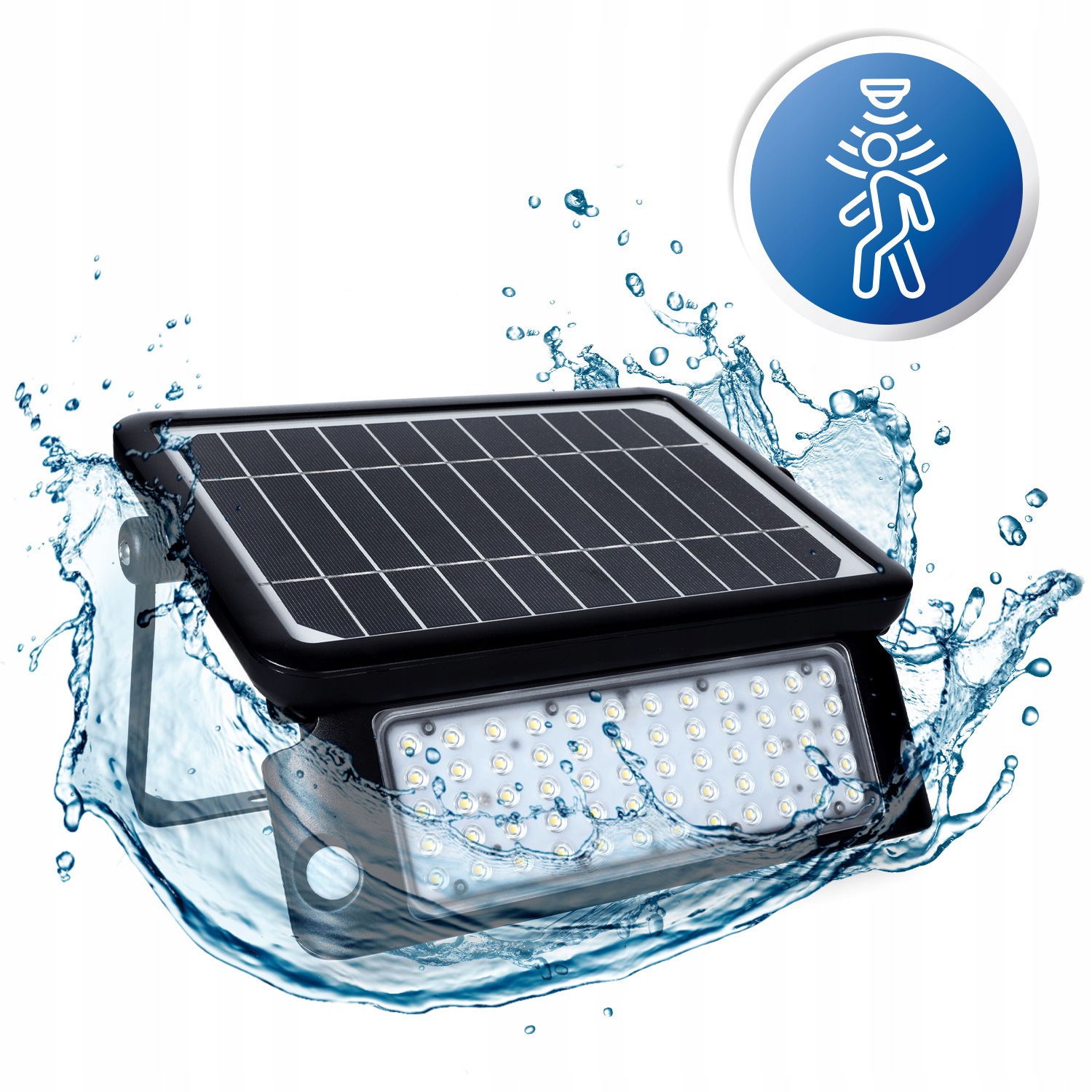 Solární zářič 1080lm Halogen 10W Neutrální
