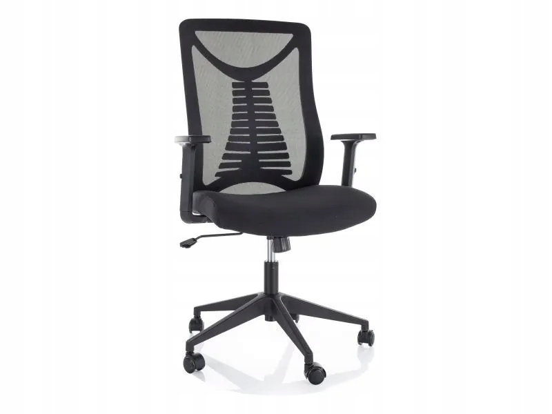 FOTEL OBROTOWY Q-330R CZARNY