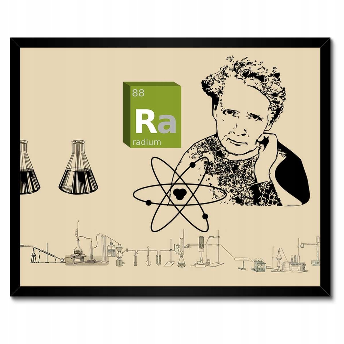 Plakáty v rámu 50x40 Maria Skłodowska-Curie