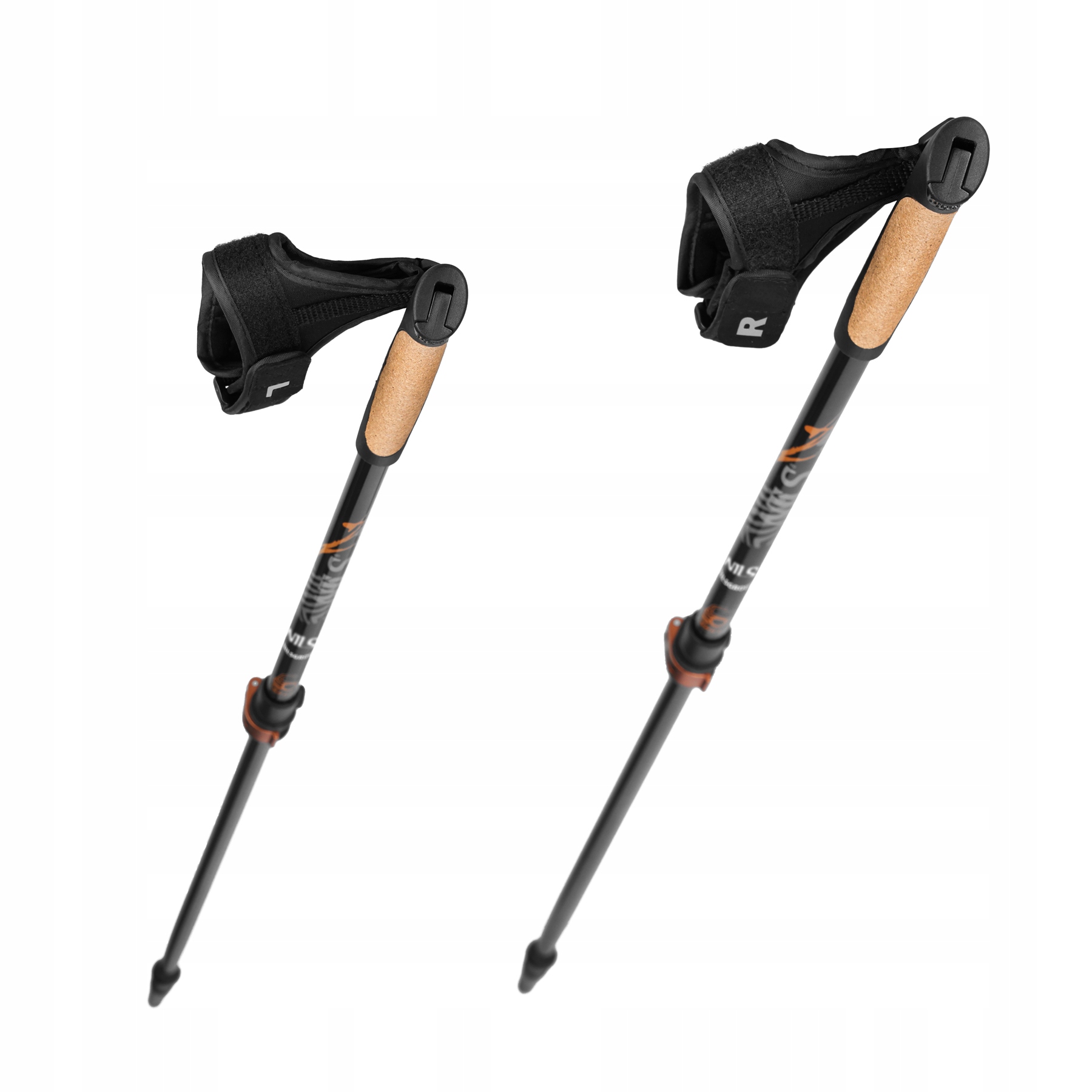 Kije Do Chodzenia Nordic Walking Carbon Nils Węglowe Korek Pokrowiec