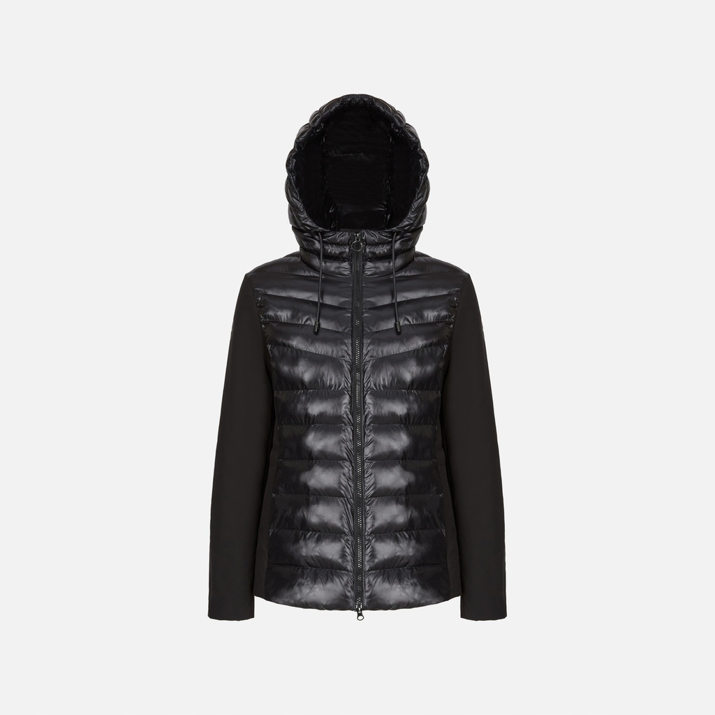 Geox Černá dámská parka Geox Spherica