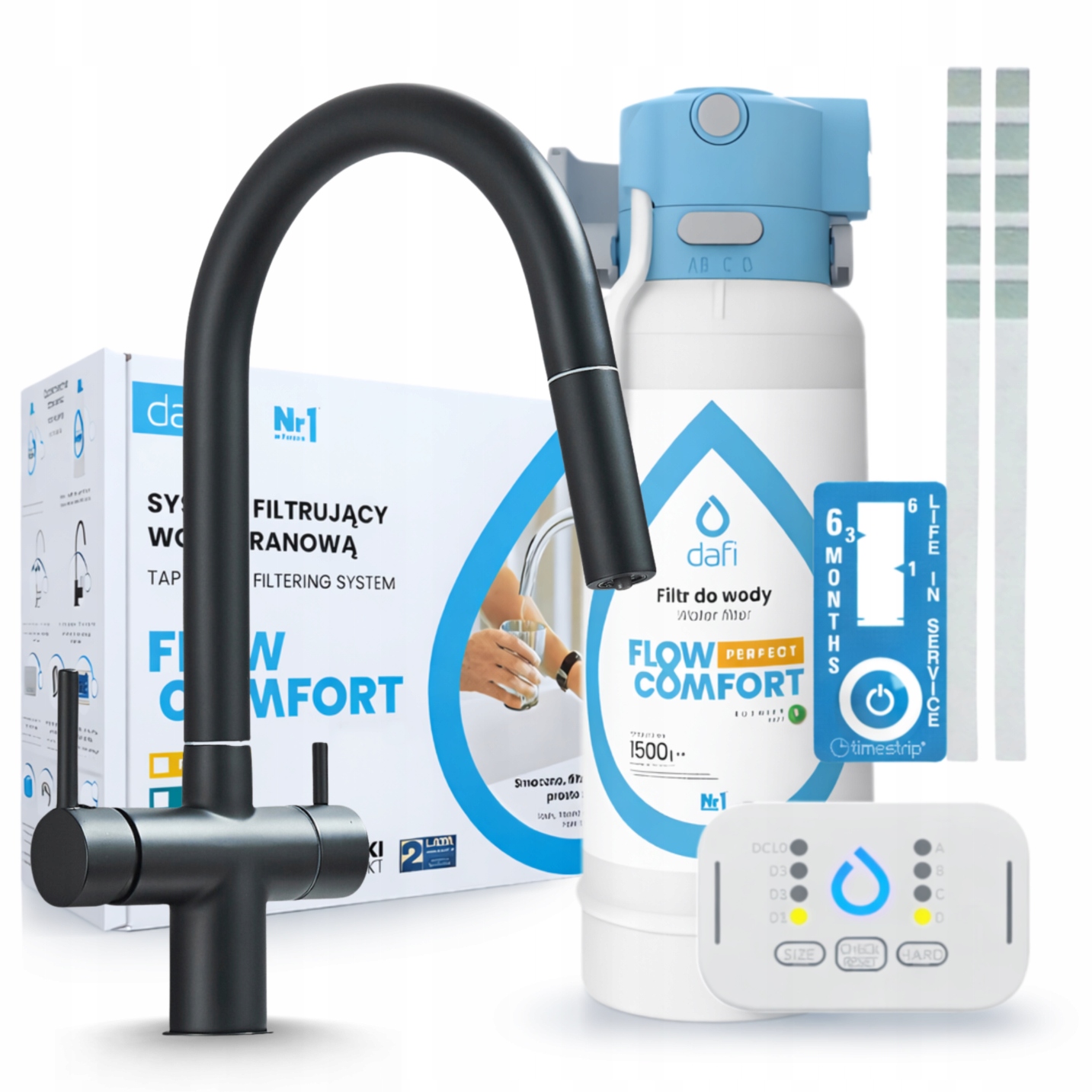 Kuchyňský Kohoutek Na Filtr Vody A Filtr Pod Dřez Dafiflow Comfort D-1