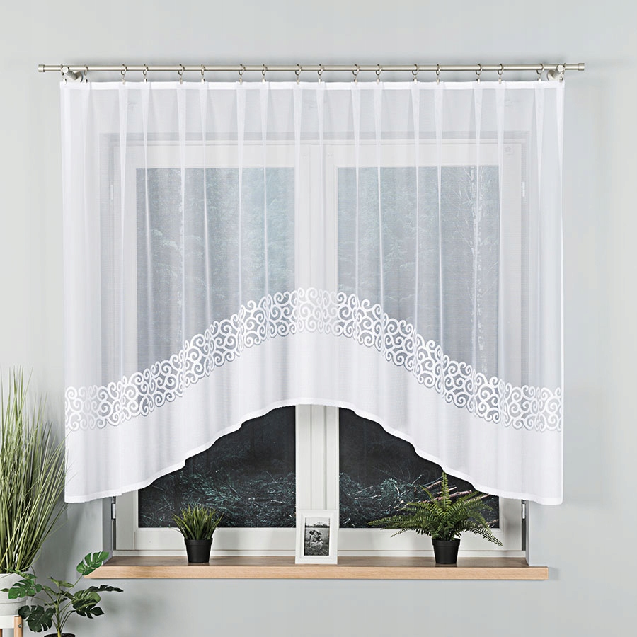 

Firana żakardowa gotowa 300/140 biała Daniela