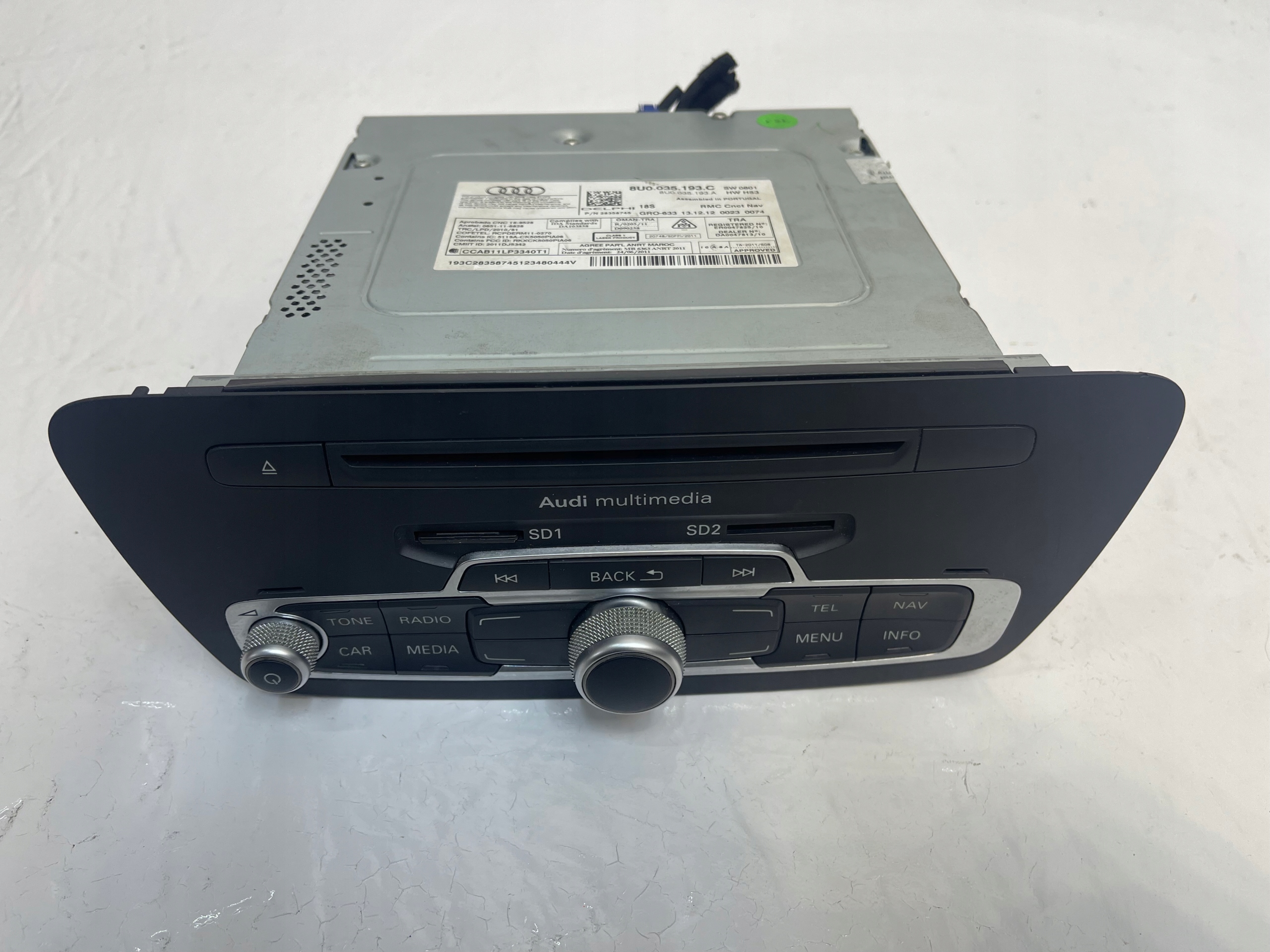 AUDI A3 Q3 Q5 радіо навігація 8U0035193C