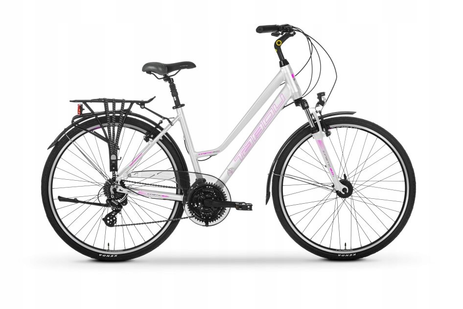 Rower trekkingowy Tabou Kinetic 2.0 Plus W rama 19 cali koło 28 " biały